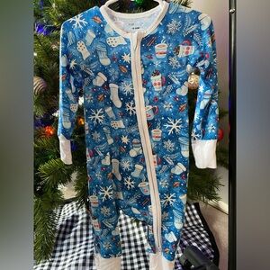 NWT Bamboo Christmas Sleeper 18-24m